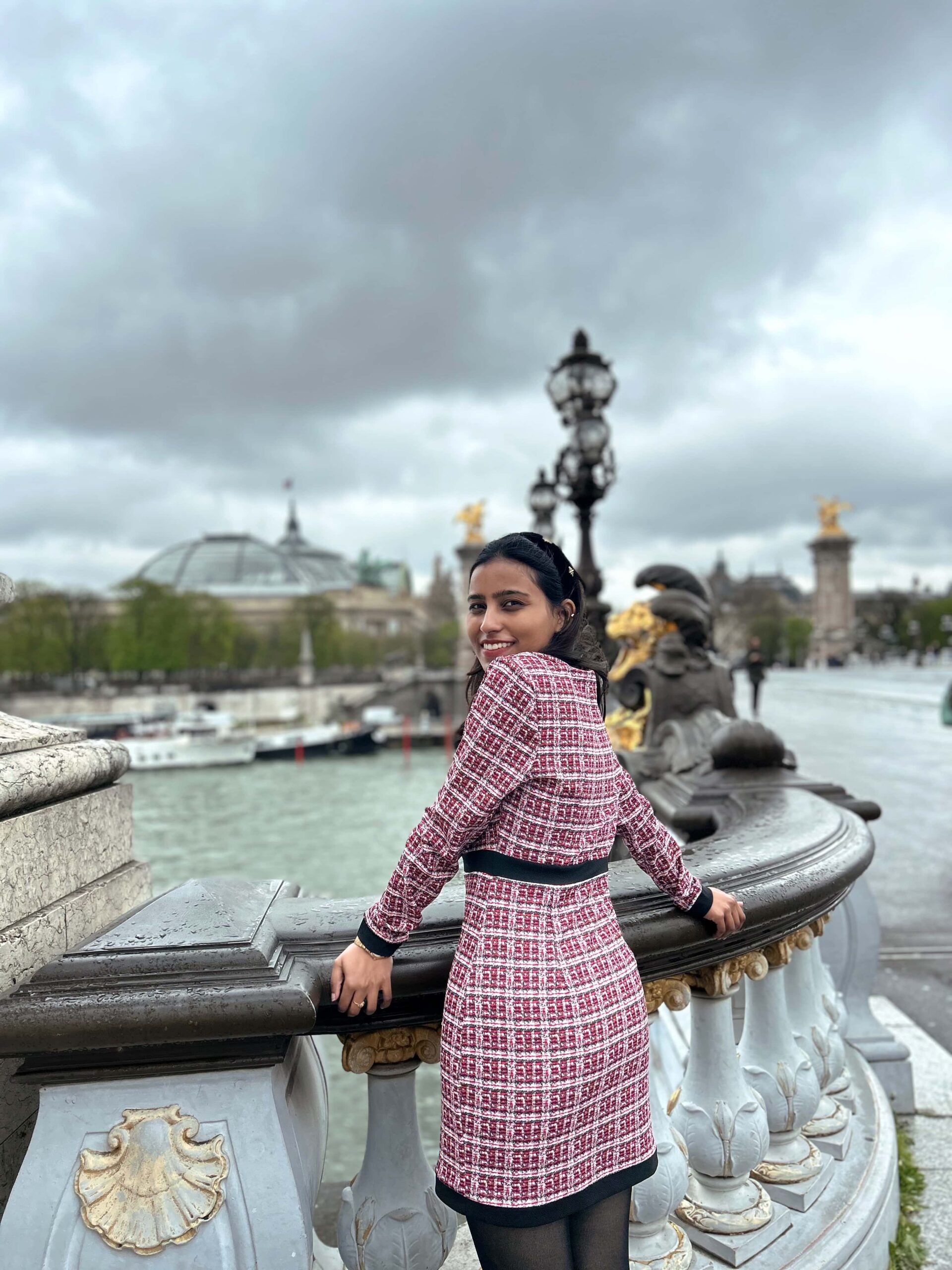 The Glamorous Tweed dress for Paris